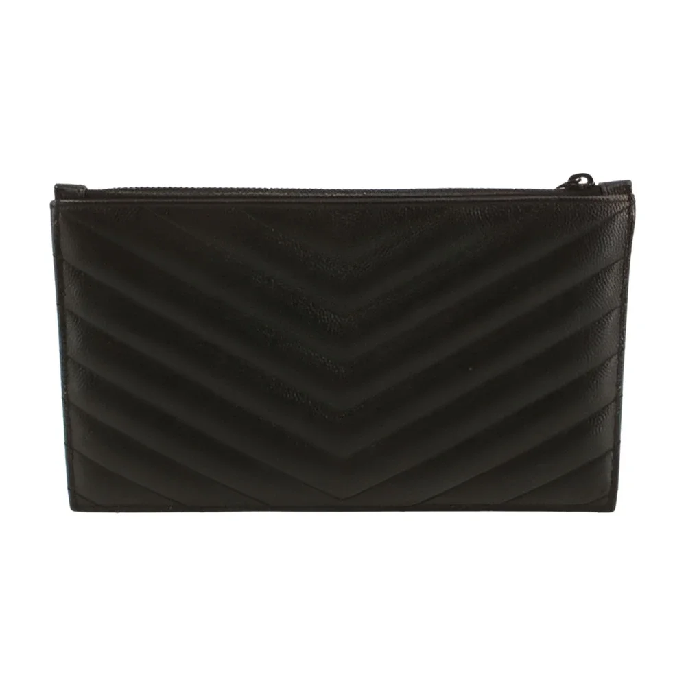 Saint Laurent Monogram Bill Pouch Black - Picture 2 of 5